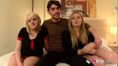 Blonde cousins introducing the guy they started having sex with pornhub com